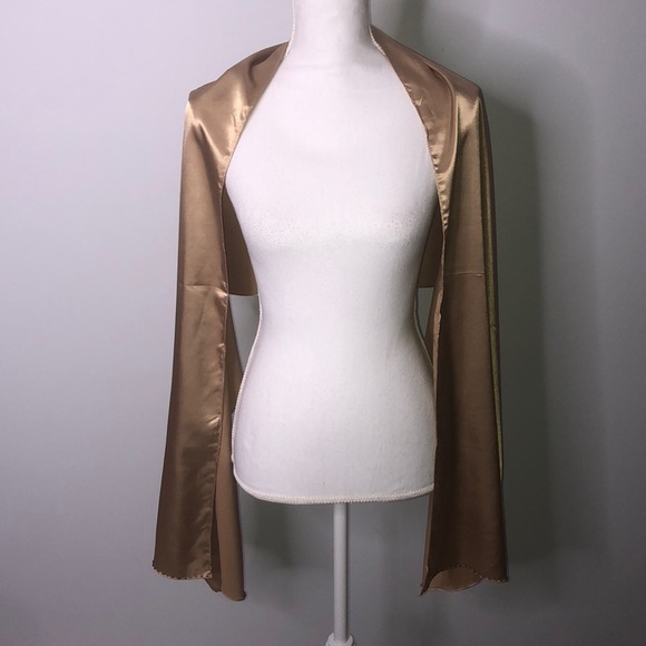 May Queen gold beaded evening gown - Picture 8 of 8